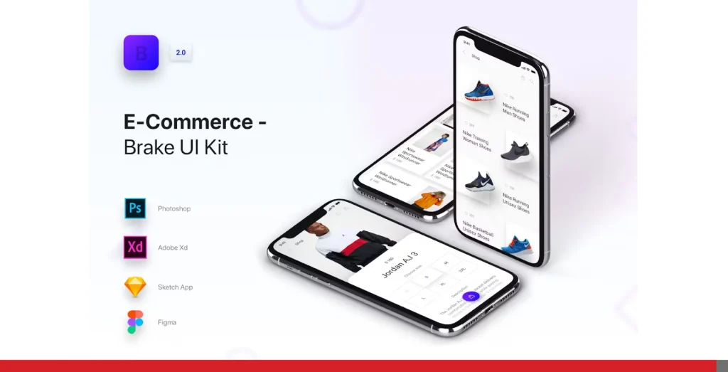 A responsive eCommerce website with a desktop version and mobile version.